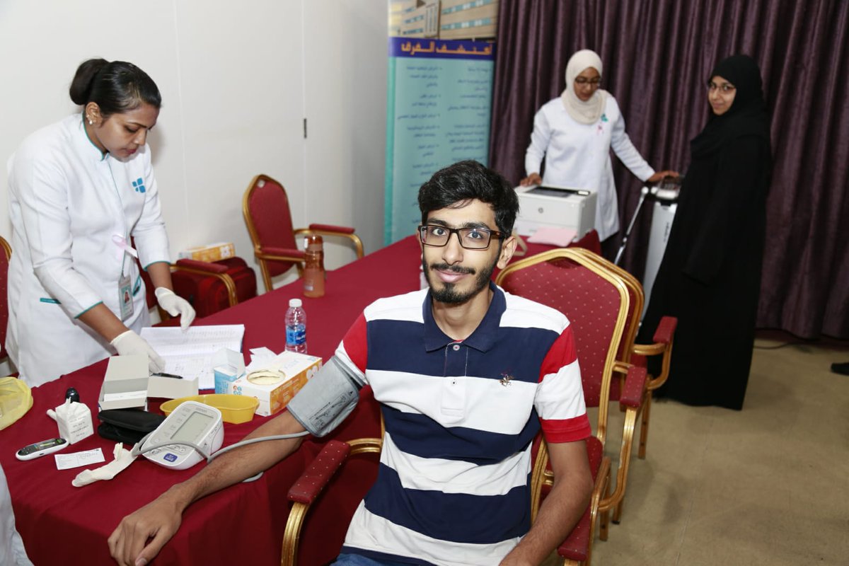 ahliauniversity's tweet photo. In collaboration with Al-Kindi Hospital, the Director of Student Services & Activities organized the "Think Pink" Breast Cancer Awareness Campaign on Wednesday 23th of October 2018 @ 10:00 at the theater hall.
#ahlia #ahliauniversity #thinkpink #thinkpink2019 #bahrain #ahliauni https://t.co/WWkrDhDaEE
