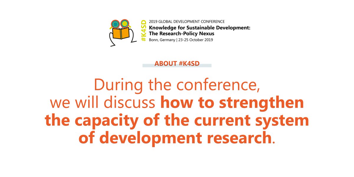 GDNint's tweet image. Through plenaries, parallel sessions, side events, a roundatable, controversy discussion &amp;amp; presentations, participants at #K4SD will discuss how to strengthen the capacity of the current system of development research. #thinktanksmatter #researchmatters #SustainableDevelopment