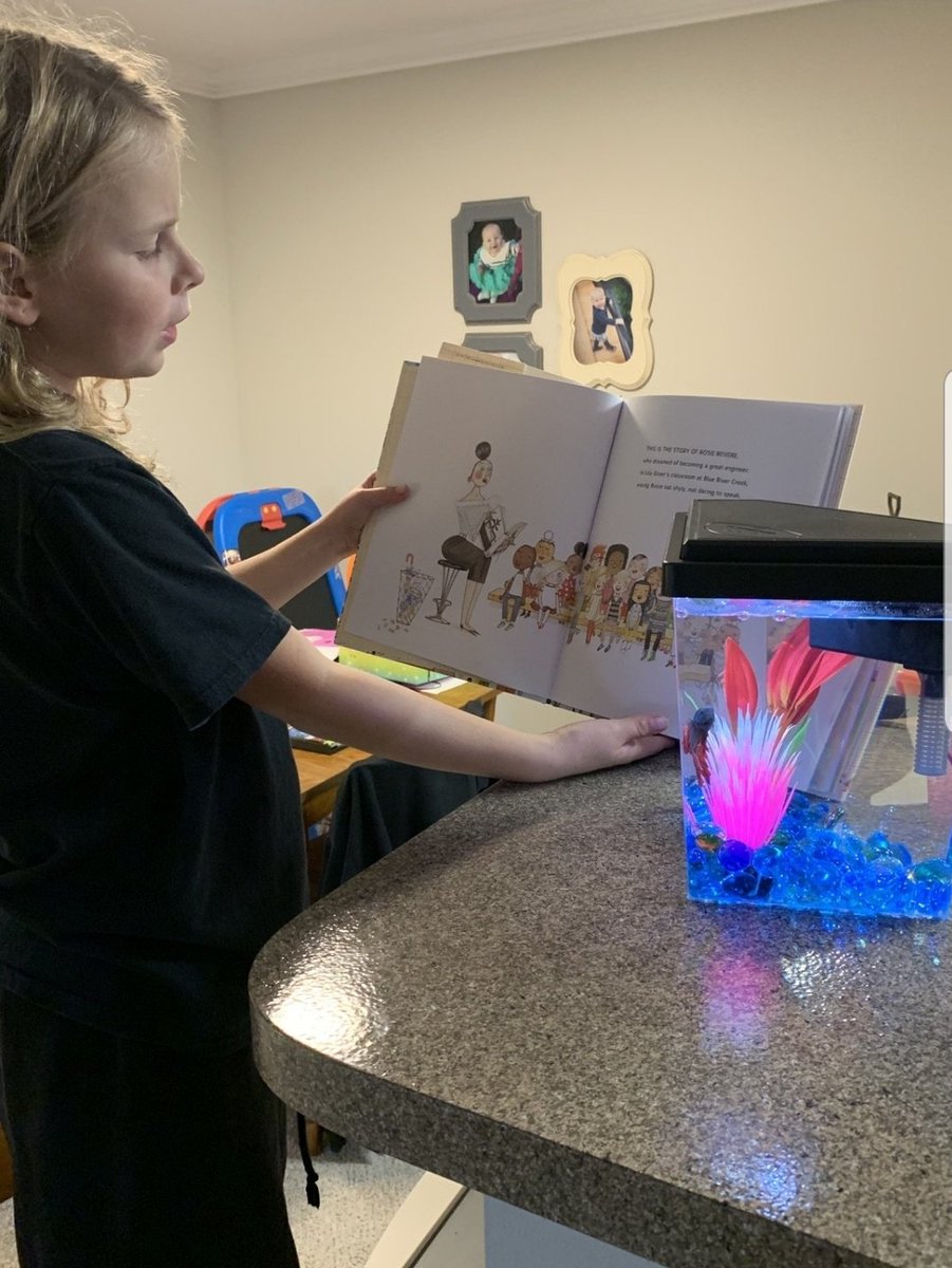 SweeneySESCoach's tweet photo. I participated in the reading challenge today, too! #readingchallenge #CGETwolves https://t.co/jVMCe4t7OQ
