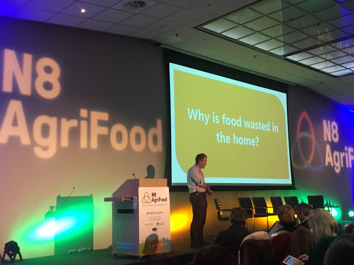 #N8AgriFood19 Dr Tom Quested from <a href="/WRAP_UK/">WRAP NGO</a> ‘If food waste and loss were a country, it would be the third biggest greenhouse gas emitter after China and the US.’