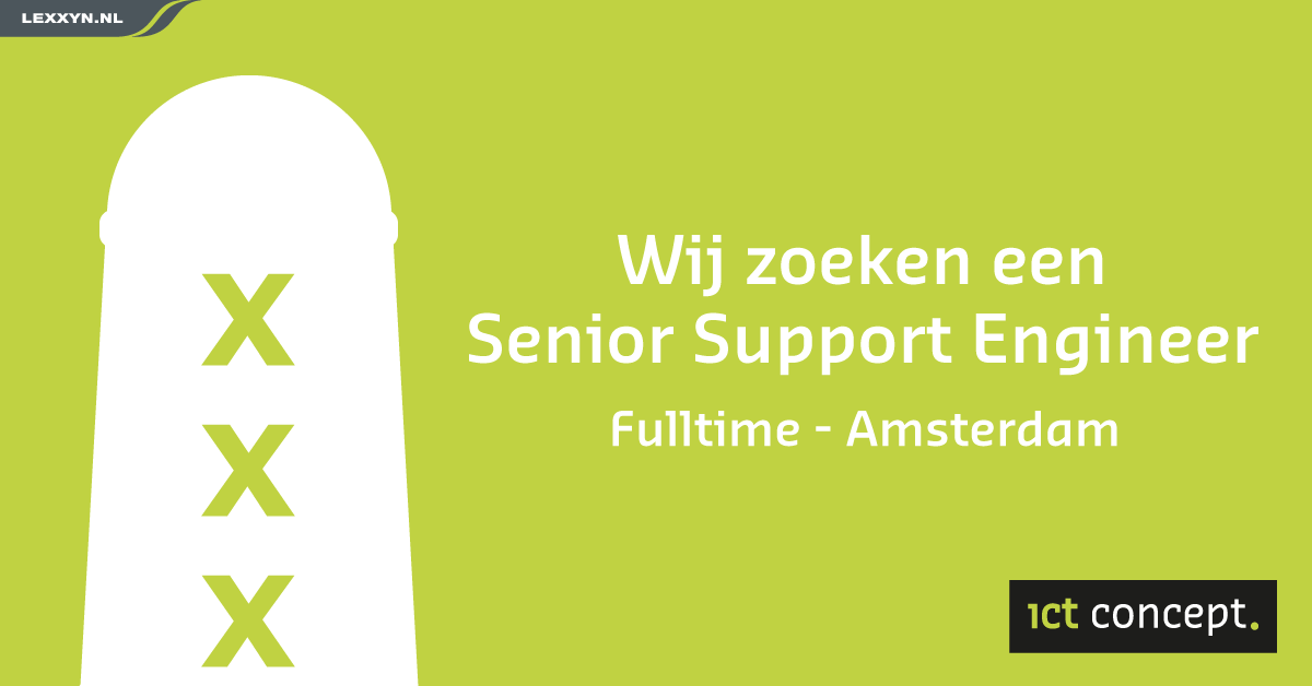 ICTConcept's tweet photo. Het is druk in #Amsterdam! Zo druk dat onze collega's daar wel een extra paar handjes kunnen gebruiken. Daarom zoeken wij een Senior Support Engineer die graag uitgedaagd wordt met complexe beheer en support vraagstukken in een managed services omgeving. https://t.co/8yu9FAcWoX https://t.co/fHTFDFgDVe