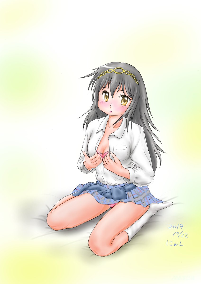 マギアレコード マギレコ イラスト 魔法少女まどかマギカ 紅晴結菜 ち にゃんこの森のいろはちゃんのイラスト