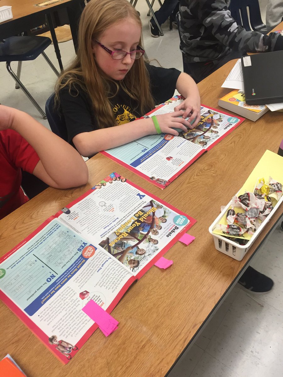 We love StoryWorks!  Using it today to introduce opinion writing.  @GWCarverES #tweetingTuesday