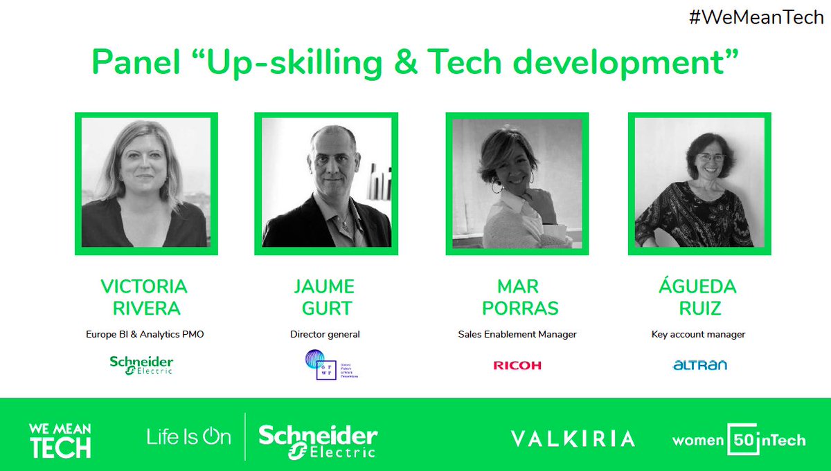 Valkiriahub's tweet photo. ¡ÚLTIMAS INSCRIPCIONES! Mañana te esperamos en @SchneiderES con Women Tech Talent Sessions y un panel extraordinario hablando sobre Up-skilling & Tech Development. Consigue tu entrada: https://t.co/EhdqqRb9M1 #WeMeanTech https://t.co/tTXwxix7dB