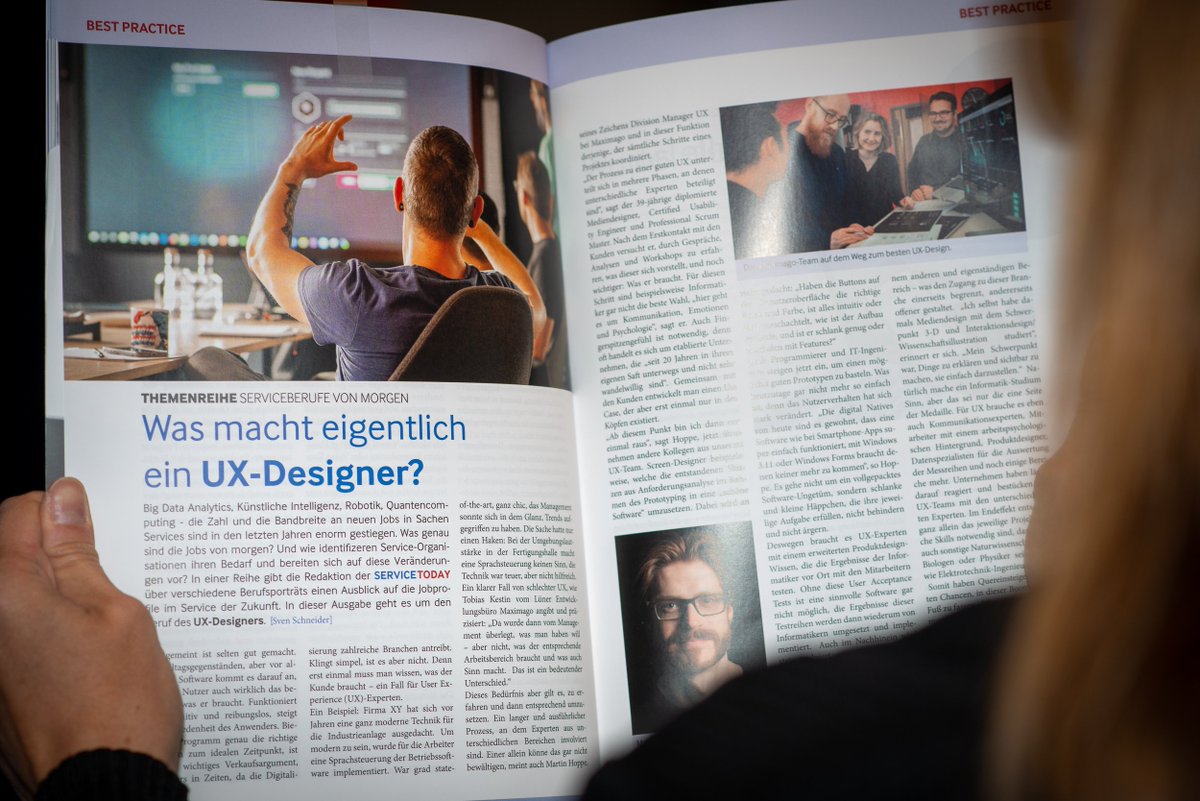 Was macht ein #UX Engineer? Diese Frage beantwortet Martin Hoppe im #Kundendienst-Branchenmagazin "Service Today" von <a href="/kvdnews/">KVD e.V.</a>! #UserExperience