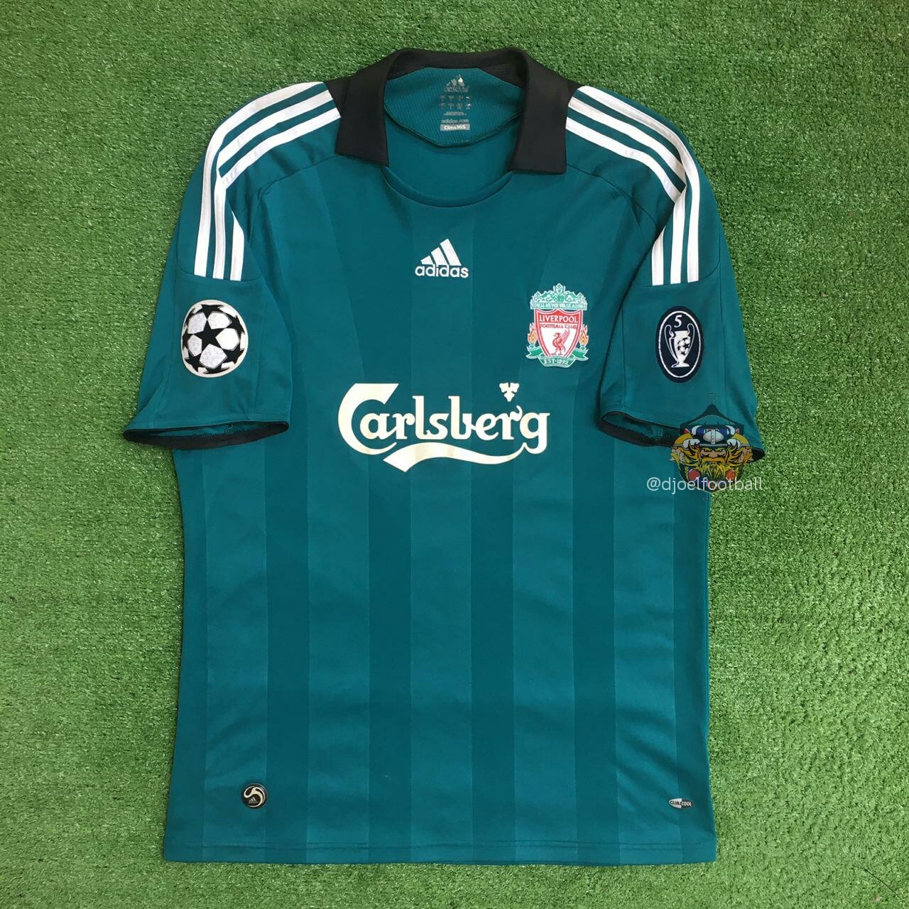 2008/09 Liverpool 3rd Football Shirt / Old Adidas Soccer Jersey