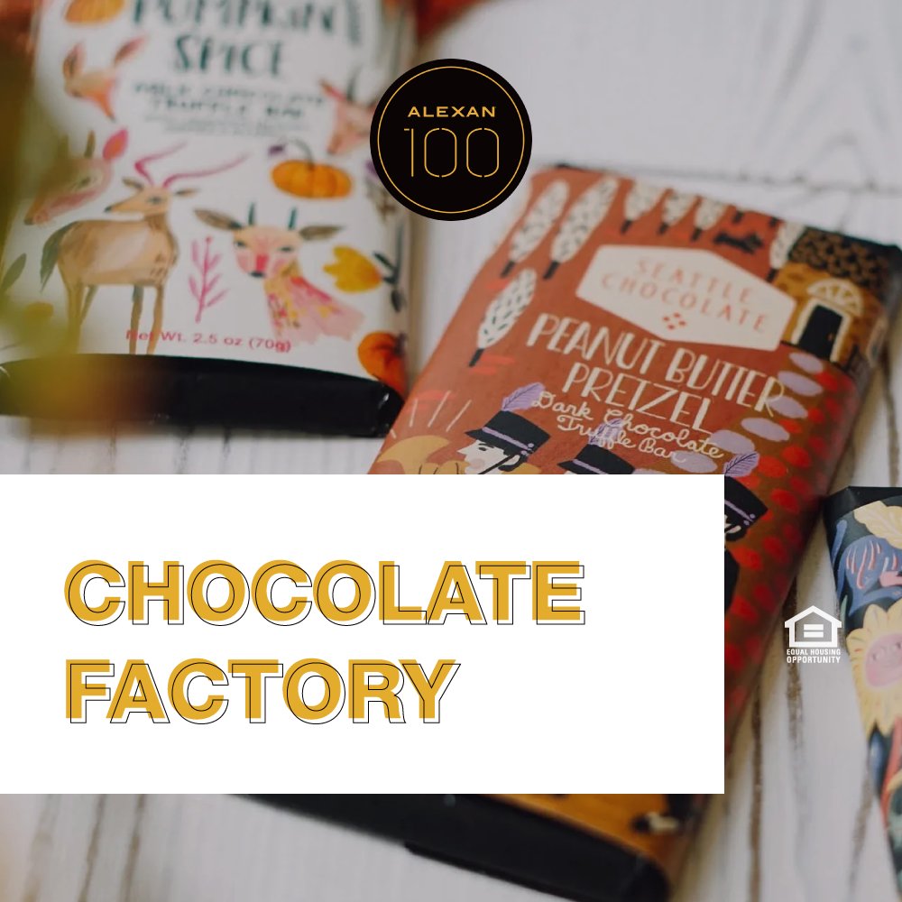 Have your #tricksandyourtreats here at #Alexan100 . Explore the #SeattleChocolateFactory for its #HauntedTours this October, and check out our #preleaseoffers before we open in November.