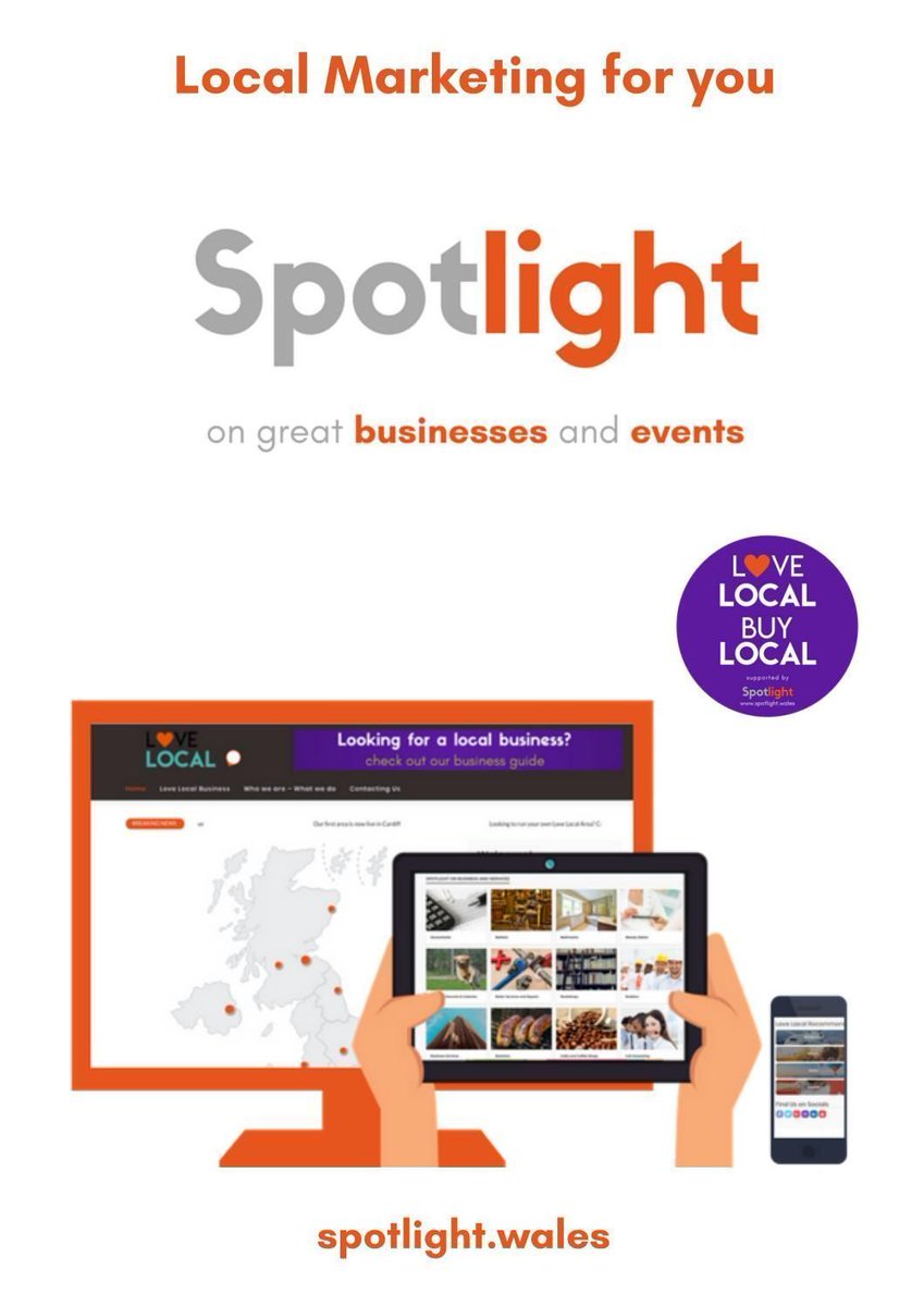 Does your business need a little help getting heard maybe Spotlight can help we cover Cardiff, Bridgend, RCT and Swansea and we have partners in Newport and Caerphilly.
buff.ly/2Q3oqYT
