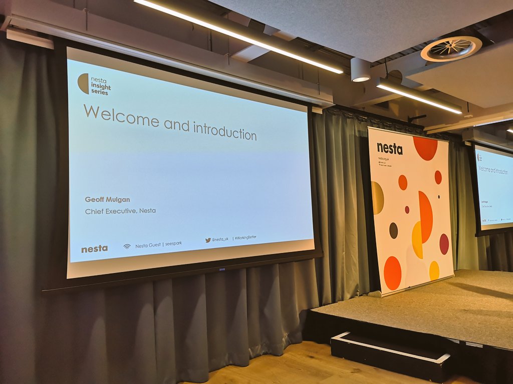 PawelAdrjan's tweet image. Looking forward to today&apos;s #WorkingBetter conference at @nesta_uk. Exciting agenda