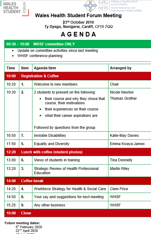 Looking forward to our last meeting of the year... take a look at what you could be involved in if you're still thinking about joining! #WHSF