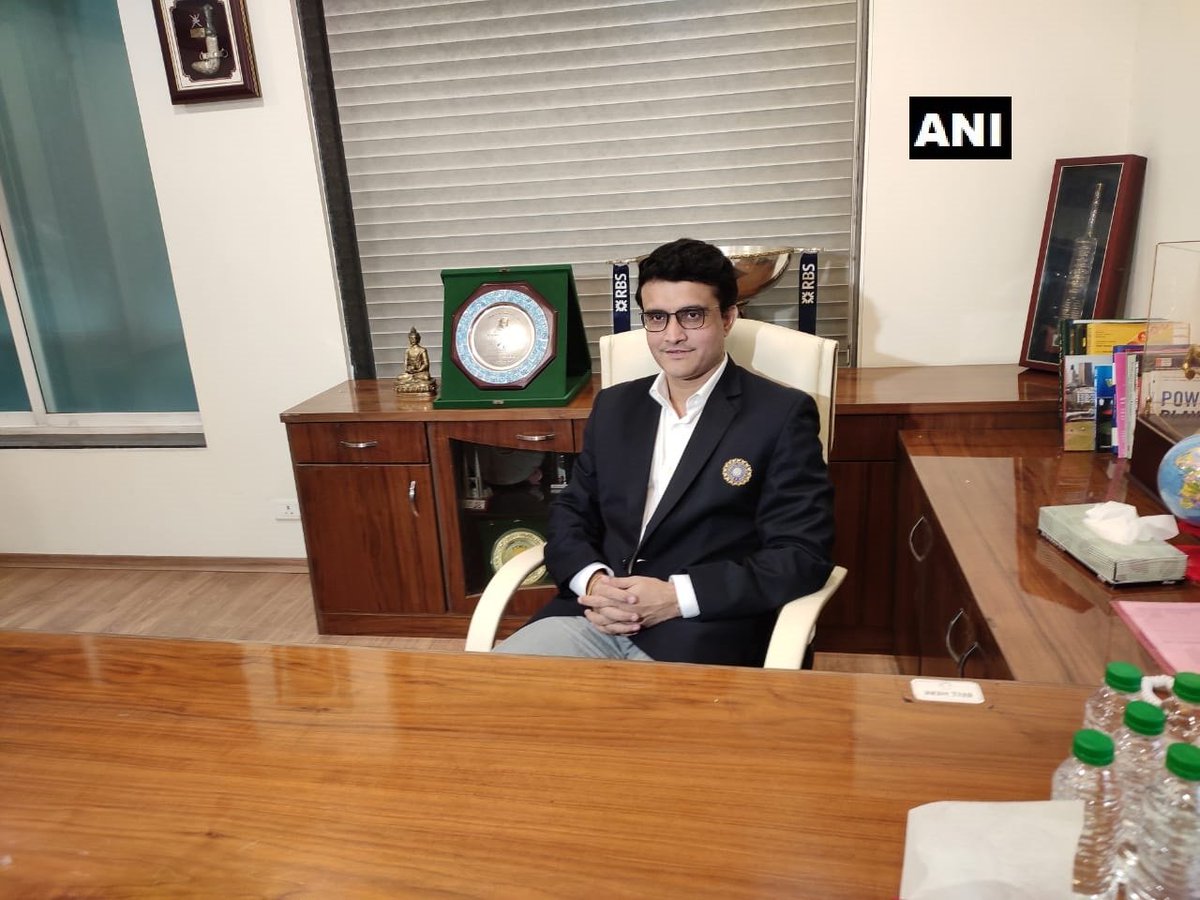 Mumbai: Sourav Ganguly takes charge as the President of Board of Control for Cricket (BCCI).