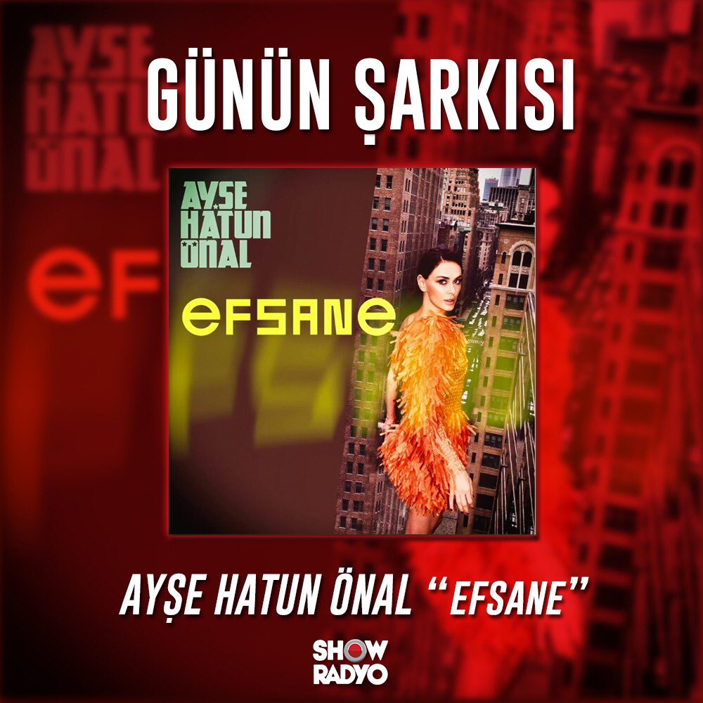 ShowRadyo's tweet photo. Show Radyo’ya bugün günün şarkısı 
@AyseHatunOnal 
 “Efsane”  Gün boyunca #TurkiyeninShowRadyosu’nda dinleyebilirsiniz #aysehatunonal #efsane https://t.co/qqnSa4CmIv