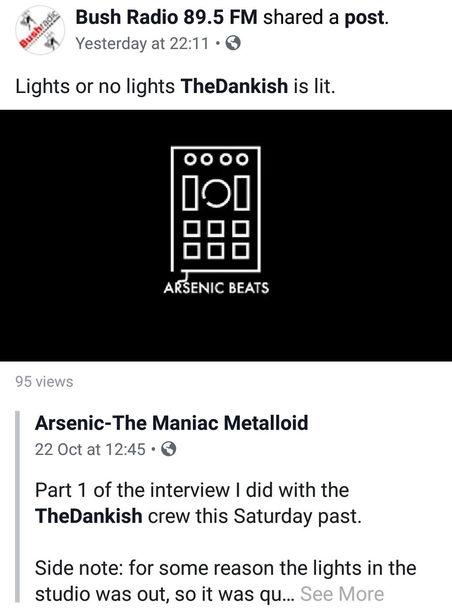 Back up generators keeps us live on air but not the lights 😥