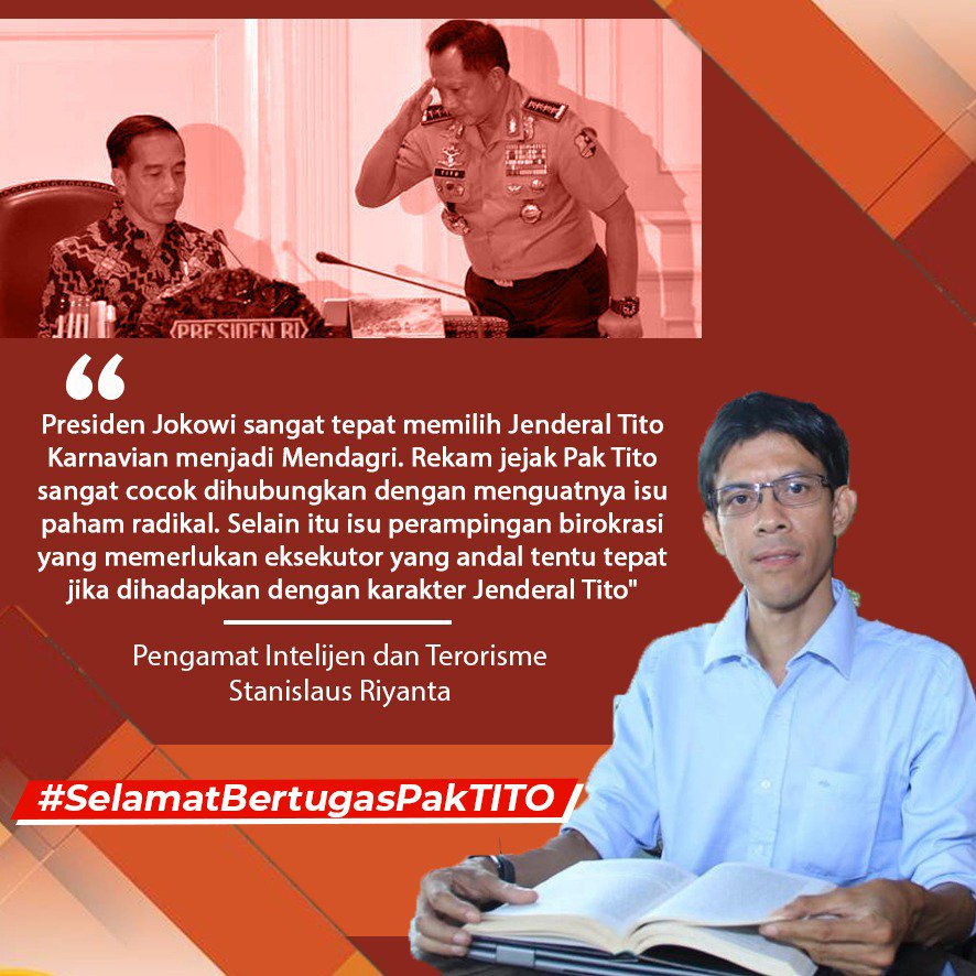 BarriPutera's tweet photo. Selamay jendral
#SelamatBertugasPakTITO https://t.co/vTnOgwKmUB