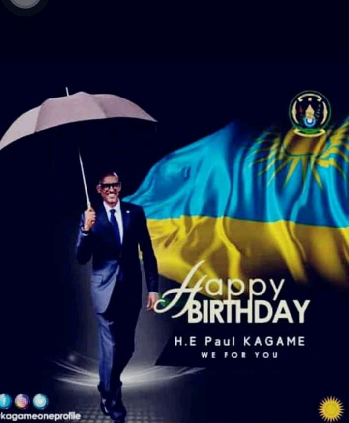 Happy birthday  to our H.E Paul Kagame, you deserve all respect for what you have done to us as Rwandan. 