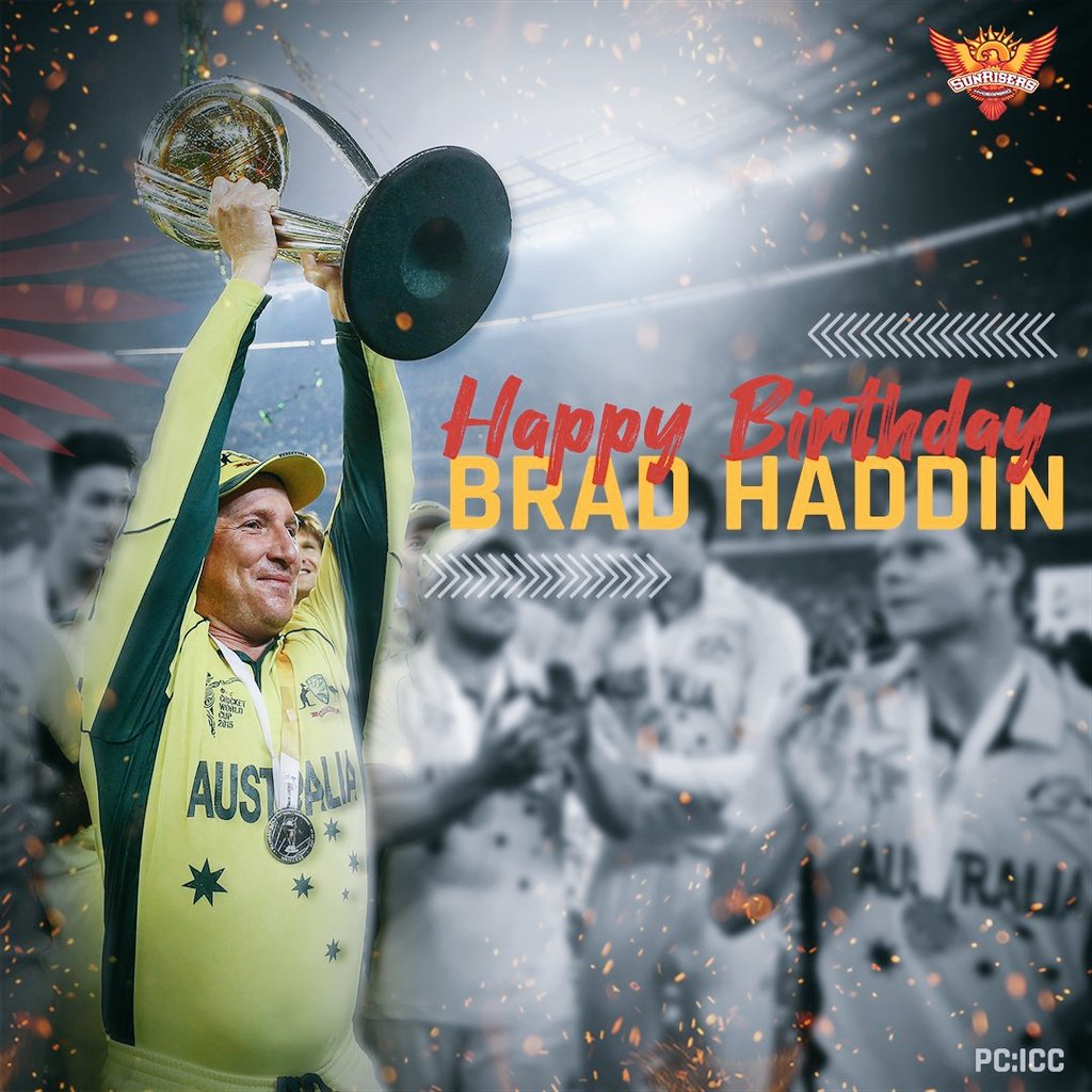 Happy Birthday to our assistant coach and World Cup winner, Brad Haddin! .... 