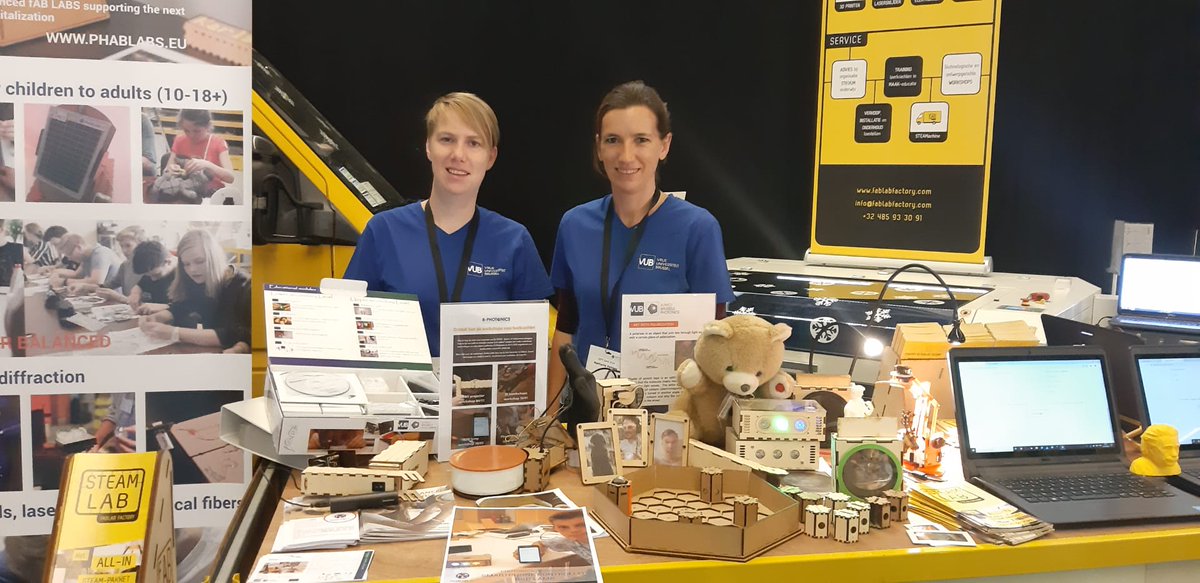 <a href="/BPhotVub/">B-PHOT Brussels Photonics</a> #STEM team present at SETT School Education Transformation Technologies in Ghent displaying and rolling out photonics educational tools for students and teachers, developed with the support of <a href="/PhotonicsEU/">PhotonicsEU</a> <a href="/VUBrussel/">VUB</a> <a href="/PhotonicsB/">B-Photonics</a> <a href="/Phablabs40/">Phablabs 4.0</a> <a href="/EYESTvzw/">EYESTvzw</a>