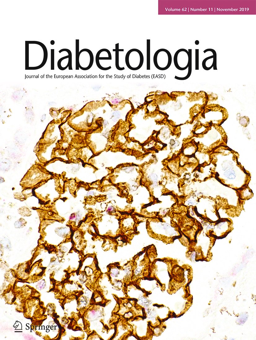 The cover picture from our November issue shows a photomicrograph of a human kidney glomerulus after RNAscope in situ hybridisation for the long non-coding RNA HOTAIR (red puncta) and immunohistochemistry for the podocyte protein nephrin (brown) bit.ly/30dLTv2