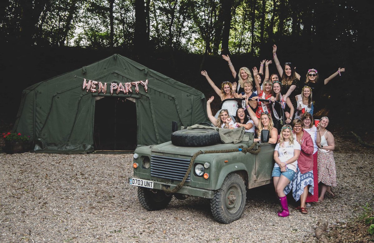 If you’re planning an #alternativehenparty in 2020 we recommend checking out our sister company <a href="/HenCampUK/">Hen Camp</a> 
Glamping Hen Party Weekend anyone?
#henparty #hencamp #henpartyideas #glamping #