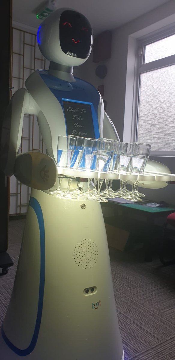 BRAND NEW Champagne Robot! Hire for your Christmas, Corporate &amp; Wedding Events! 🤖🥂🍾 #Hire #Corporate #Robot #Robotics #WeAreTheFuture #Christmas #Events #Waitress #Brand #New