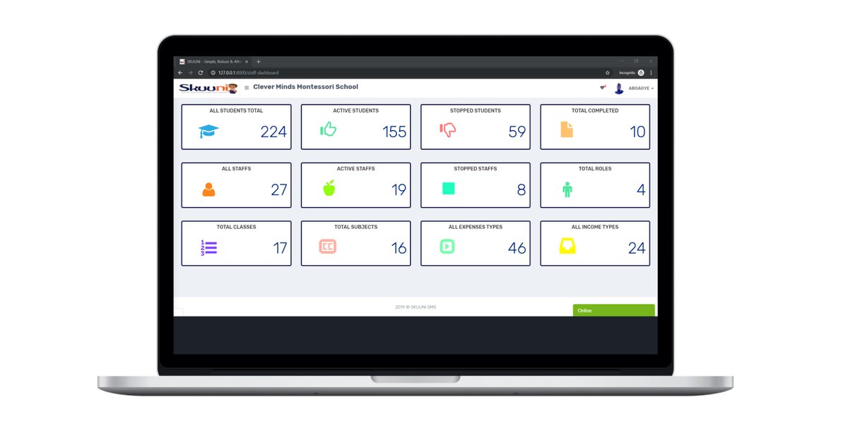 skuunisms's tweet photo. Anticipate #skuuni version 1.2.0 , Almost here for new subscribers. The features you waited for is right in your hands. #CleanDashboard #Inventory #Sales #Canteen
#FinancialBreakdownGet your school on the waiting subscriber list and enjoy the amazing power #skuuni offers you. https://t.co/YdZH0mDZF4