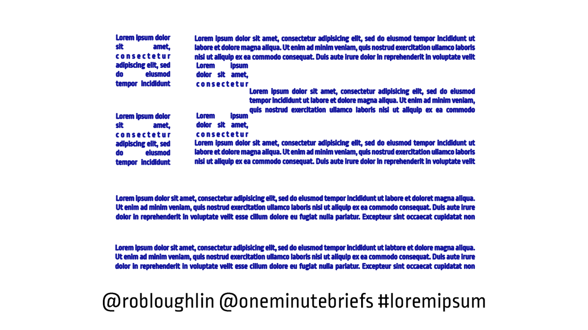 robloughlin's tweet photo. Its all Greek to me #greeking #LOREMIPSUM @OneMinuteBriefs #ad #spoof #creative #advertising #loremipsum 🇬🇷 https://t.co/rOOVAA26WZ
