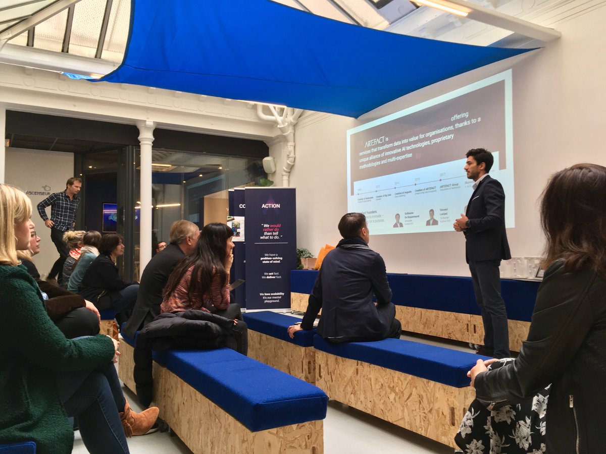 AC_catalysts's tweet photo. #berlindigitalgoesparis visited yesterday companies using #AI for #data #marketing at @artefactgroup, #private #voice platform at @snips and emotion recognition at  @DatakaLab.
Thanks for sharing with our #Berlin delegates to build future int'l collaborations! 🇩🇪🤝🇫🇷 
@medianetbb https://t.co/aw9PMhW9M2