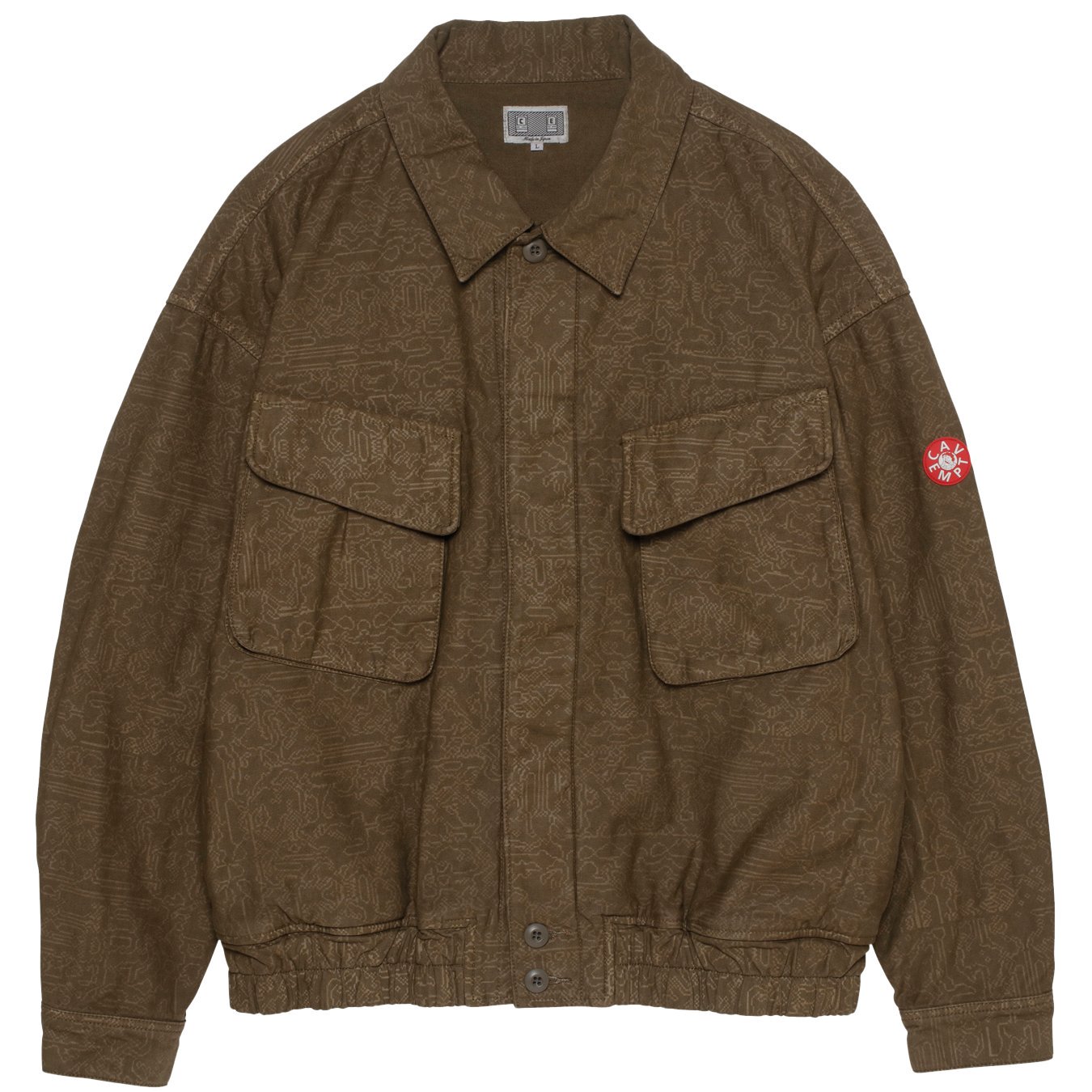c.e cavempt GREY NOISE BUTTON JACKET-