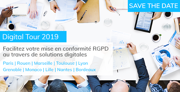 cd_doc's tweet image. Les bénéfices liés à la mise en place de solutions digitales pour faciliter la mise en conformité #RGPD sont nombreux ! On vous en dit plus lors du #DigitalTour2019 ! Inscrivez dès à présent ➮ xelians.fr/digital-tour-2…
avec @DocuWare