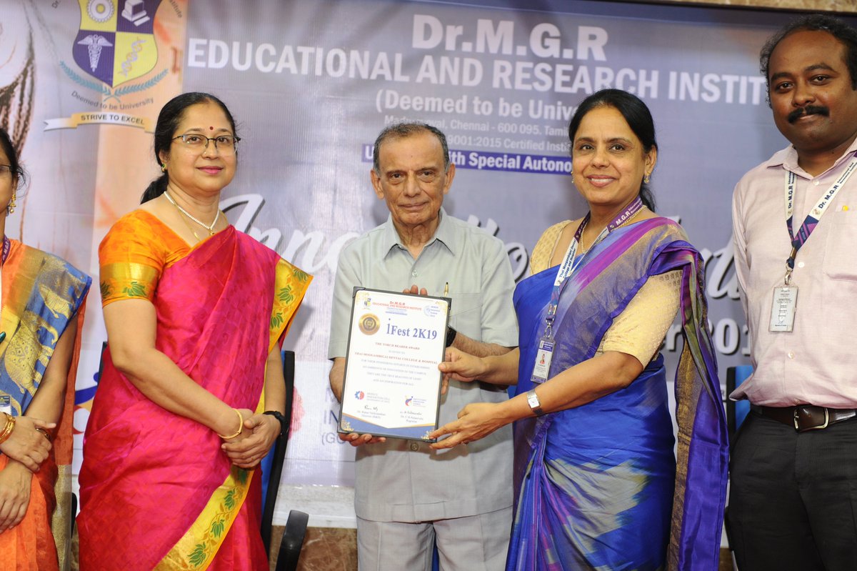 IicMgr's tweet photo. Innovation Day #abdulkalambirthday Torchbearer Award was given to Dept. for promoting an ambiance of innovation. They are the true beacons of light and an inspiration for all. Congratulations @DrMGRuniversity @abhayjere @mhrd_innovation @DrRPNishank @ramavaidy https://t.co/IdyPgL1zOB