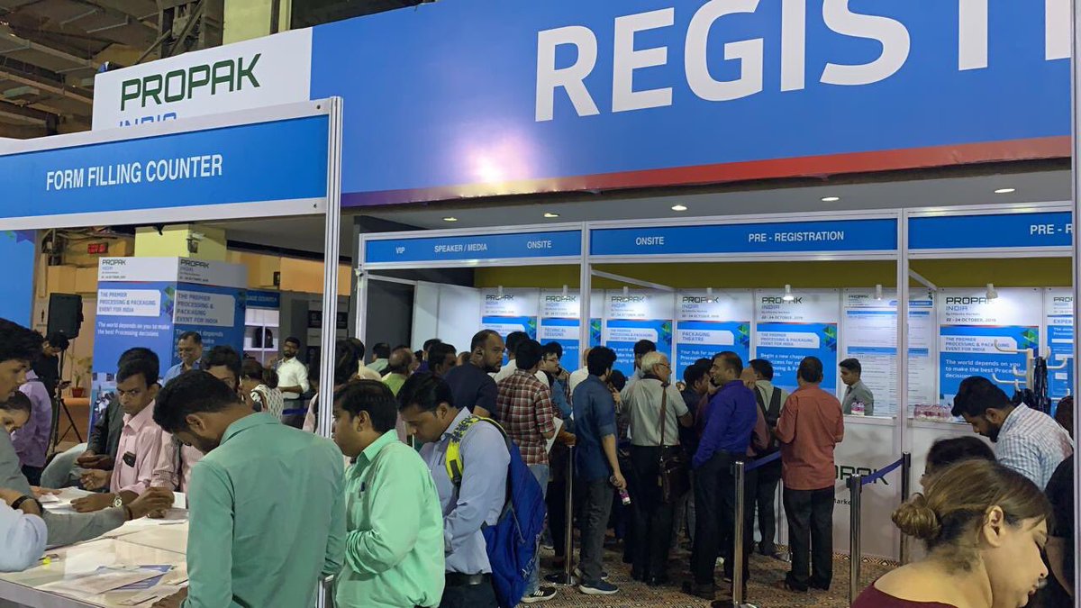 ProPakIN's tweet photo. Registrations for #ProPakIndia2019 are in full swing.
Visit India's premier processing and packaging event today. https://t.co/K7R0fBVOks
