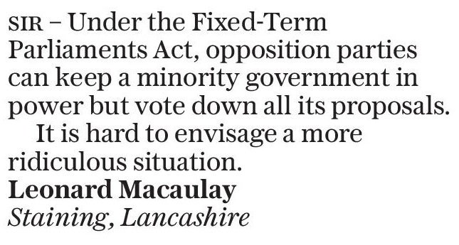 LettersDesk's tweet image. #FixedTerm #Brexit