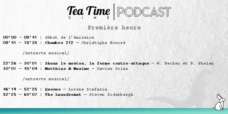 Gr3Cory's tweet photo. Hey les twittos ! Je vous laisse les 2 liens pour écouter la dernière émission de @teamtimecine ! 🎬😊

Soundcloud (avec musique) 🎶 :
https://t.co/y0O3UqBchM

Youtube (sans musique) 🎙 : 
https://t.co/wWgprxdDdV https://t.co/3TiM0cWhRs