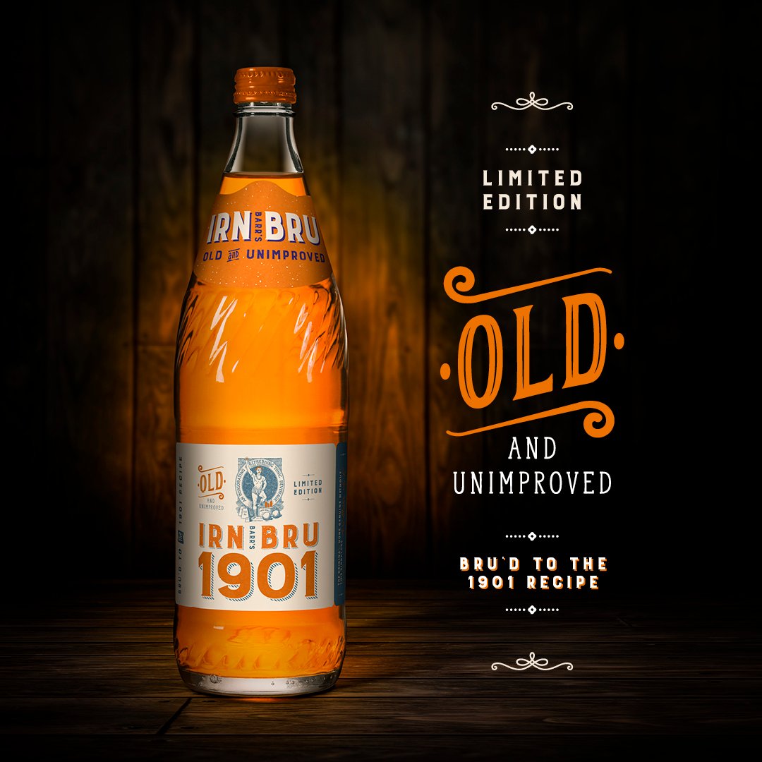 irnbru's tweet image. The First Quencher

 #1901Recipe #LimitedEdition #ComingSoon