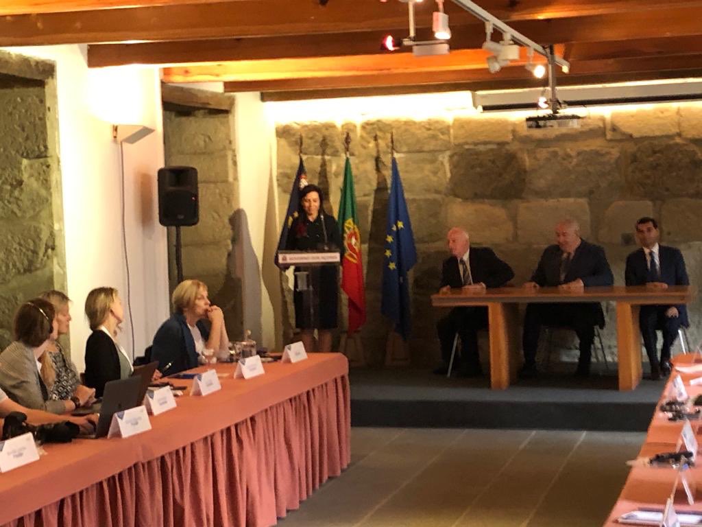 The 6th <a href="/Islandsofinnov7/">Islandsofinnovation</a> partner meeting has just started at the Angra Museum, in Terceira Island, Azores. The Regional Secretary for Foreign Affairs welcomed all its members! <a href="/INTERREGTweets/">Interreg Tweets</a> #innovation #research #visitazores