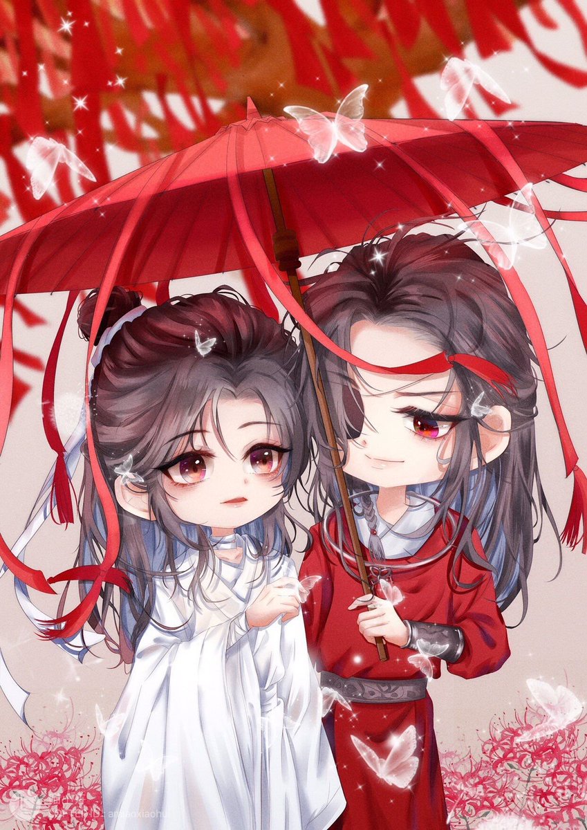 Fanmilynovel's tweet photo. Image: 喵小卉 From Netease Lofter (id: amiaoxiaohui)

#hualian #XieLian #HuaCheng #谢怜 #花城 #cartoons #novel  #Chinese #artists #墨香铜臭 #HeavenOfficialsBlessing https://t.co/WKhD5RU6B4