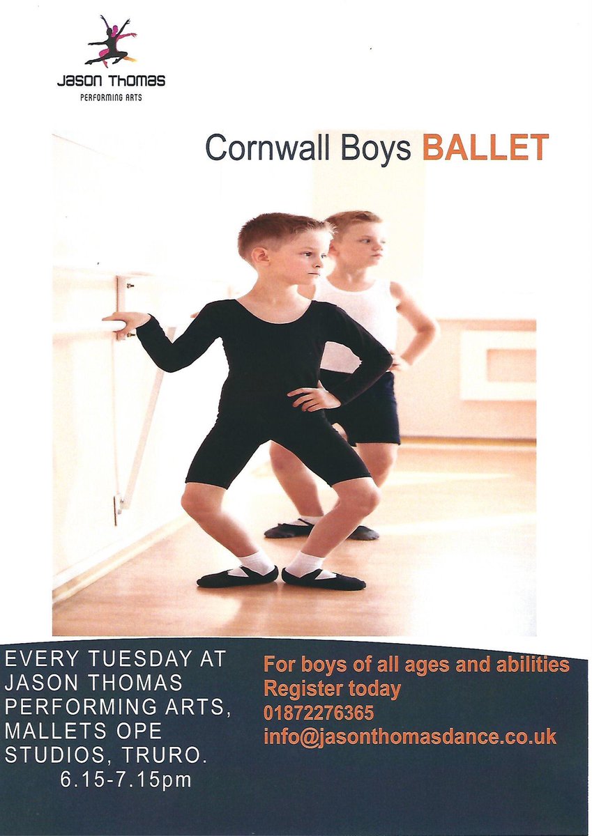 Staring next Tuesday... call 01872 276365 jasonthomasdance@googlemail.com  to book a free taster class. #boysdodance #myboycan #truro #cornwall