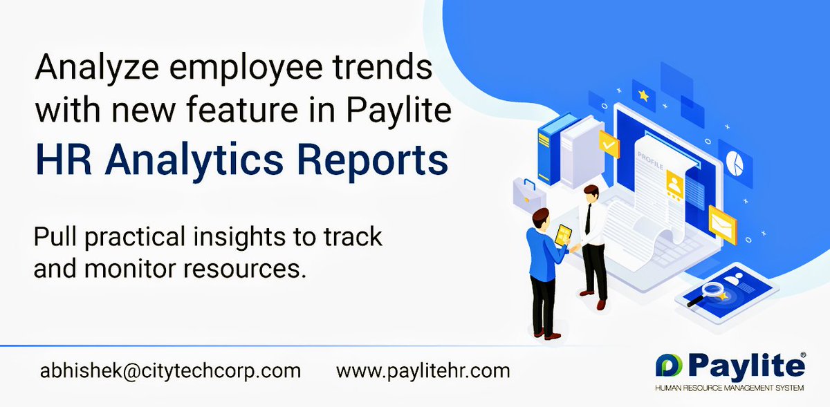 Paylite's tweet photo. Gain insights into your #workforce based on several necessary parameters. Our #HR_Analytics Reports to give you the right data at the right time. Speak to our @Paylite #HRMS consultants.
https://t.co/p6wJKOHB4v #HR #GCC https://t.co/2wfrcJT19z