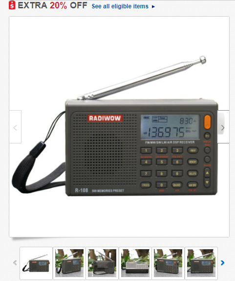 xhdata's tweet photo. EABY AUCTION
📟RADIWOW R-108 
📟Portable Radio FM Stereo LW SW MW AIR ATS DSP Receiver Alarm Clock
3 days left!!! 3 days left!!! 3 days left!!!
👨‍👩‍👧‍👦👨‍👩‍👧‍👦We look forward to your participation.👏
https://t.co/H1Ee9TtH77 https://t.co/pkQ2agTCvZ