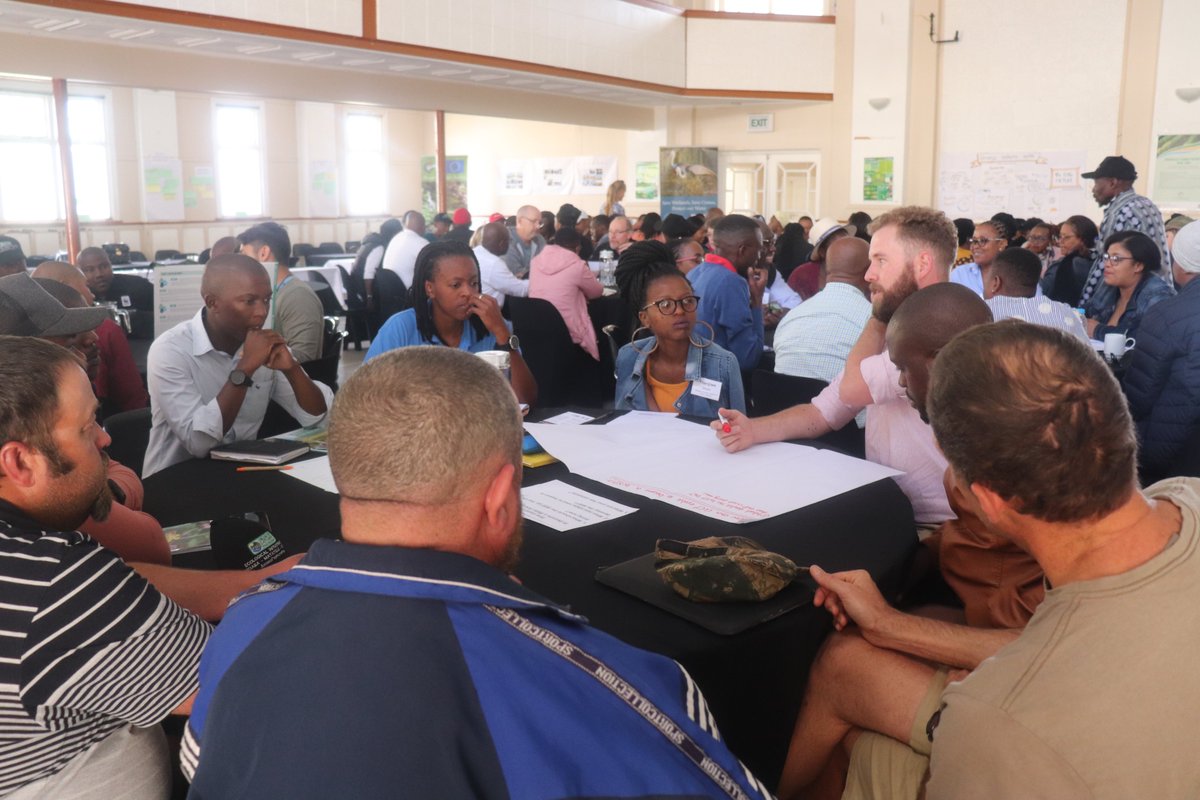 SANBI_ZA's tweet photo. Hello. Today is day 3, the final day of the #EcologicalInfrastructure2019. This morning we've had a Water Source Partnership Collaboration Workshop at the town hall in Matatiele. The group has consolidated and we have reached the end of the indaba.๐ฟ๐ฆ https://t.co/6ZgAmCsGPx