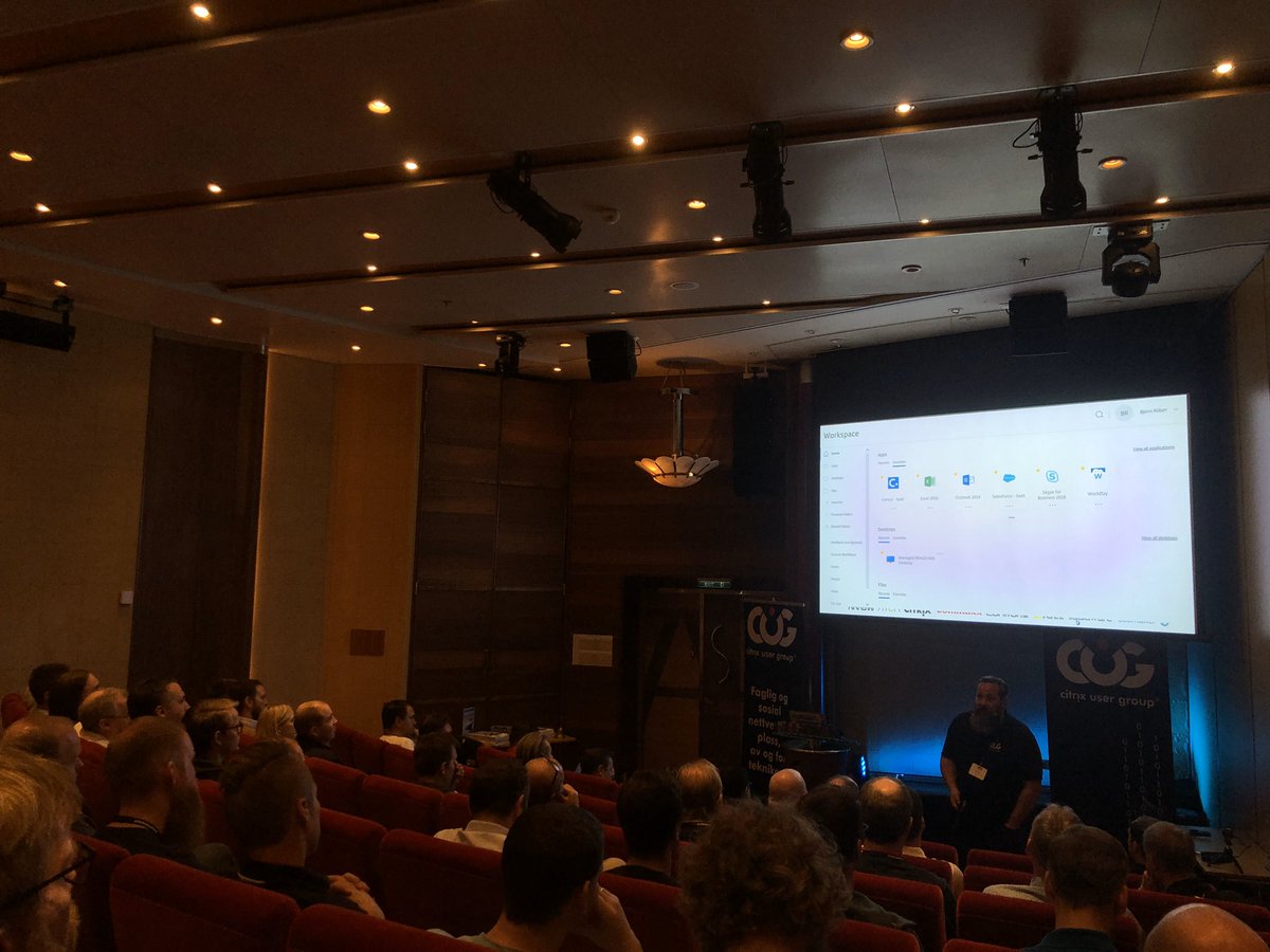 geibjors's tweet image. @LilleBear and @JamesBulpin is kicking Off #cugtech conference. Looking forward for a couple of days with the #citrix family and the #Atea team.