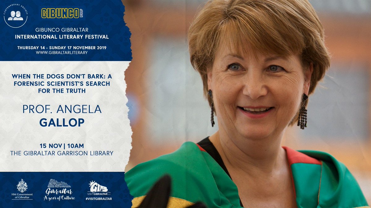 GibraltarLitFes's tweet photo. One of the worldβs leading #forensic #scientists Professor Angela Gallop talks about her #life #investigating #crime that has ranged from #cases involving the #YorkshireRipper and the #CardiffThree.
For more information head over to:
https://t.co/EJb2t7ehkI
#VisitGibraltar https://t.co/TYqbcpYG81