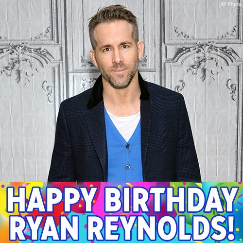 Happy birthday to Deadpool star Ryan Reynolds. 