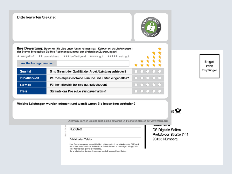 Dachdeckercom's tweet image. Werbung von Kunden für Kunden: In diesem Blogartikel von @digitaleseiten erfahrt Ihr, wie das Bewertungssystem von Dachdecker.com genau funktioniert und welche Vorteile Ihr dabei habt: digitaleseiten.de/blog/reputatio… #Bewertungen