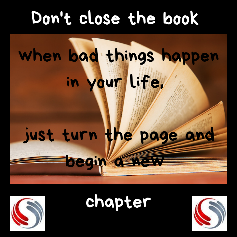 stronger_self's tweet photo. Don't close the book when bad things happen in your life, just turn the page and begin a new chapter #humanoptimisation #humanperformance #lifechange #dontlookback #newplan https://t.co/y21AEGi5KR
