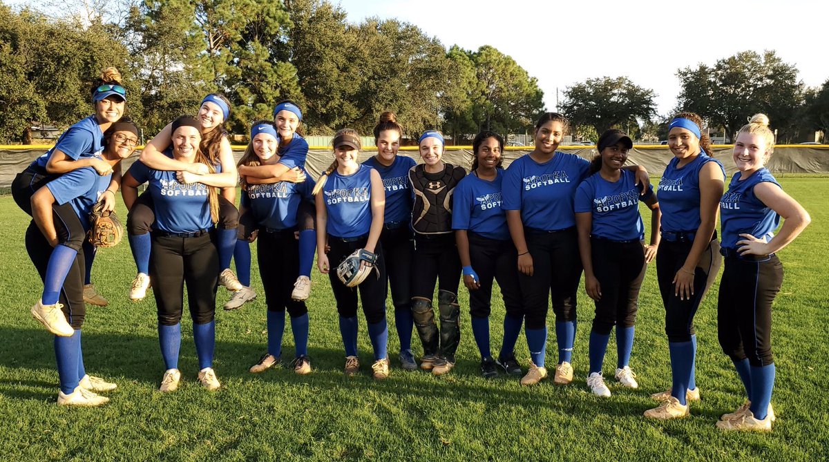 Fall softball takes 9-0 victory over Olympia with timely hitting and great defense. Next up, but teams at home Wednesday vs Winter Park and Thursday vs The First Academy 5 and 7 pm.