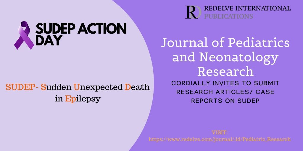 #SUDEPActionDay2019 | 23rd October| Sudden Unexpected Death in #Epilepsy (#SUDEP) accounts for 34% of all sudden deaths in children.| #Pediatrics | #seizures | #Neonatal | #Perinatal 
Visit the website: redelve.com/journal/:id/Pe…
Submission Link: redelve.com/manuscript-form