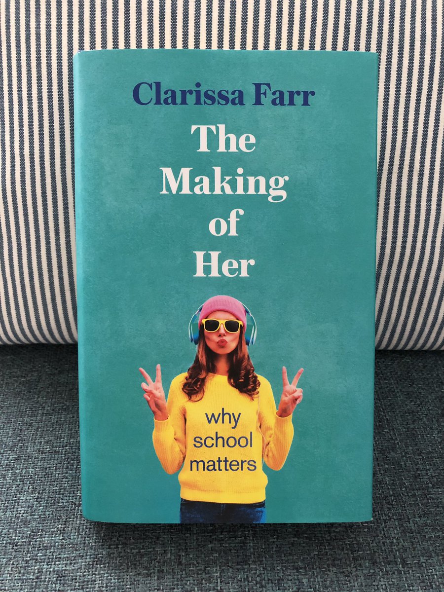 Just finished reading The Making of Her. I found myself nodding along to each chapter. As a teacher engaging with the challenges of the first years in a senior role, @FarrClarissa your book cuts through the noise. I know that I’ll refer back to it time and again. @WmCollinsBooks