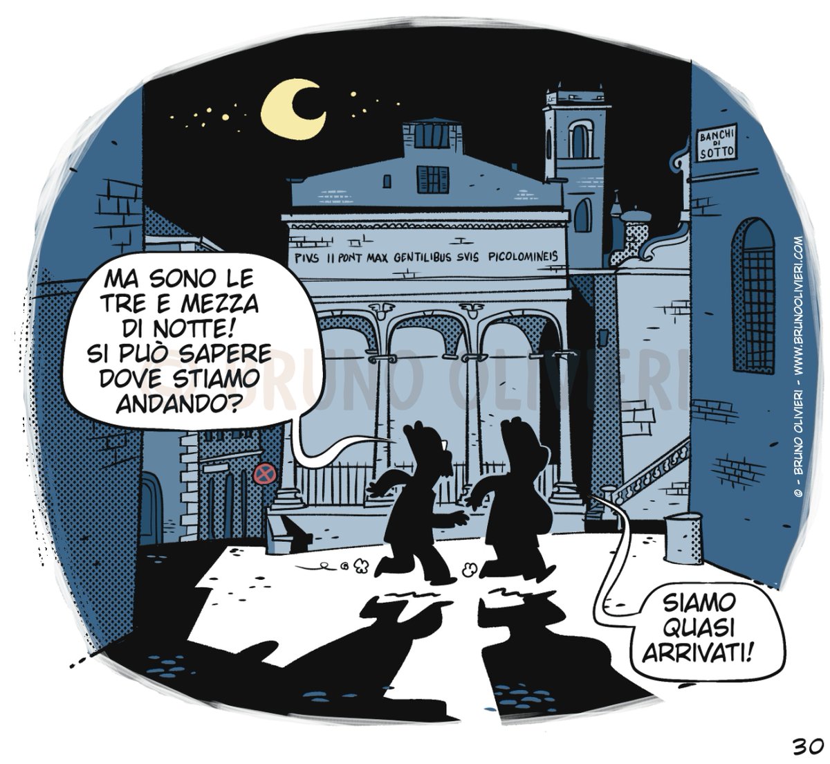 Nicosantaclauso's tweet photo. Freddy Alano &amp; Dad:
Strani movimenti notturni alle "Logge del Papa"!
#freddyalanoedad #FAD #comics #workininprogress #fumetti #cartoons @MediBangPaint_e @Medibangcom https://t.co/8uoR9XY8sz