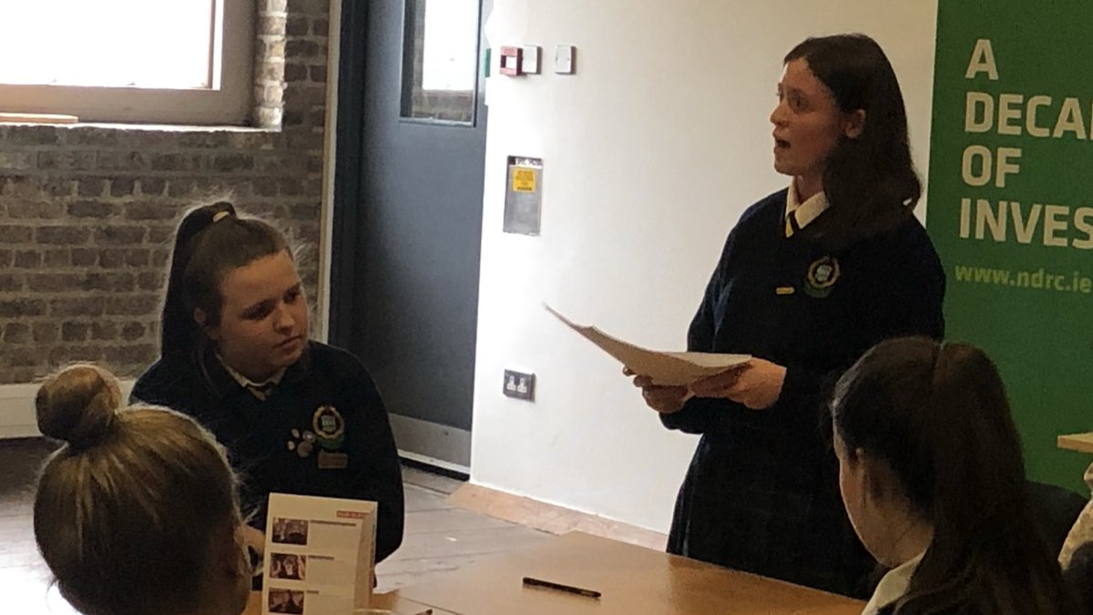 The <a href="/Sign2Shine_/">Sign2Shine</a> of <a href="/Colaistebride/">Coláiste Bríde D22</a> are promoting their app to help people using ISL (Irish Sign Language) in Ireland 🤘🤘🤘 
<a href="/IrishDeafSoc/">Irish Deaf Society</a> 
#SocialInnovation